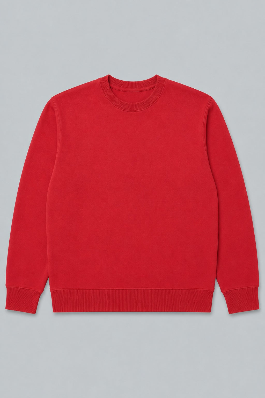 Classic Crew Neck Sweatshirt - Red