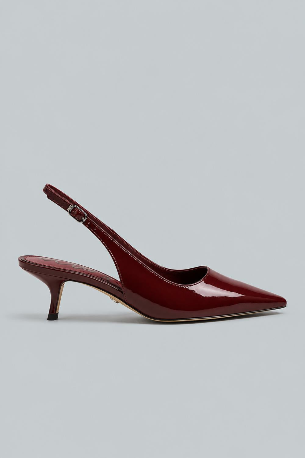 Bianka Slingback Dress Sandals - French Merlot Patent - 6.5 M - Slingback