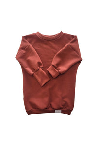 Grow With Me Sweater - Chestnut