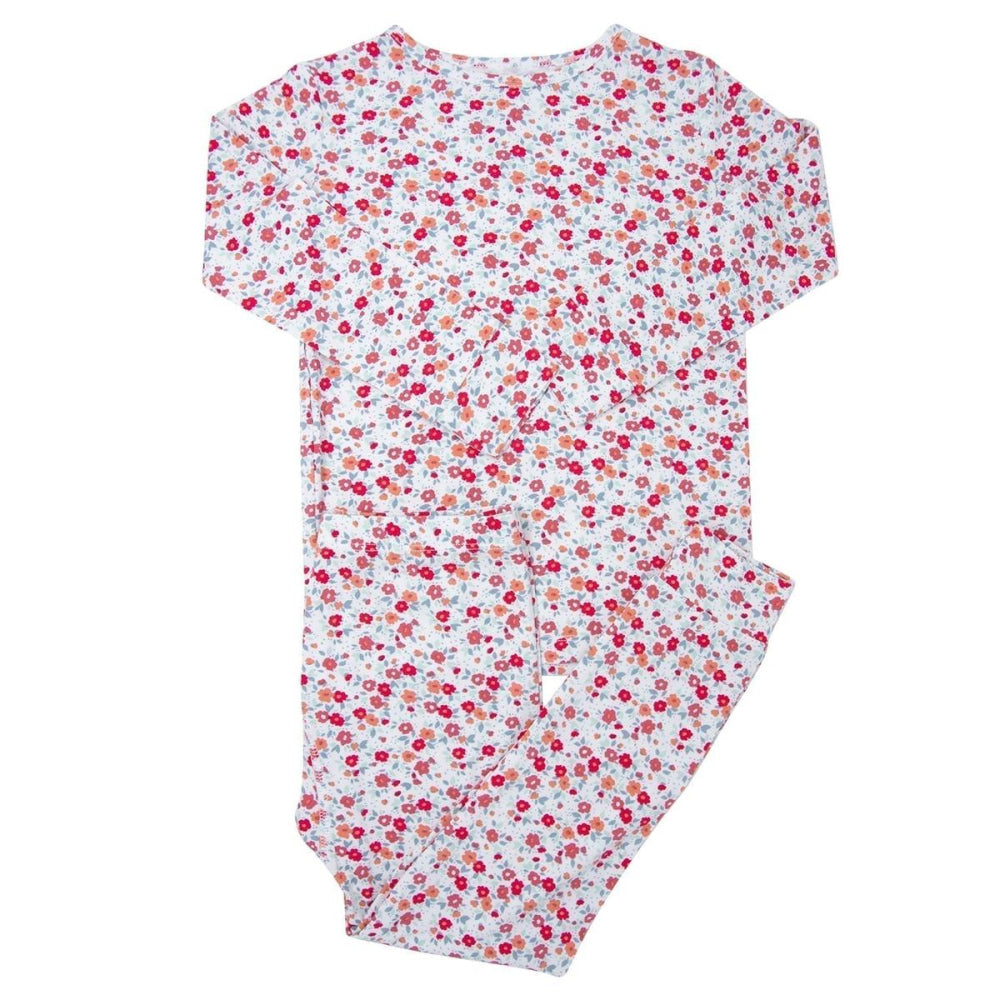 Big Kid Pajama - Crimson Floral - Pajamas