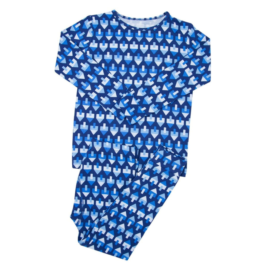 Big Kid Pajama - Dreidel Navy - Pajamas