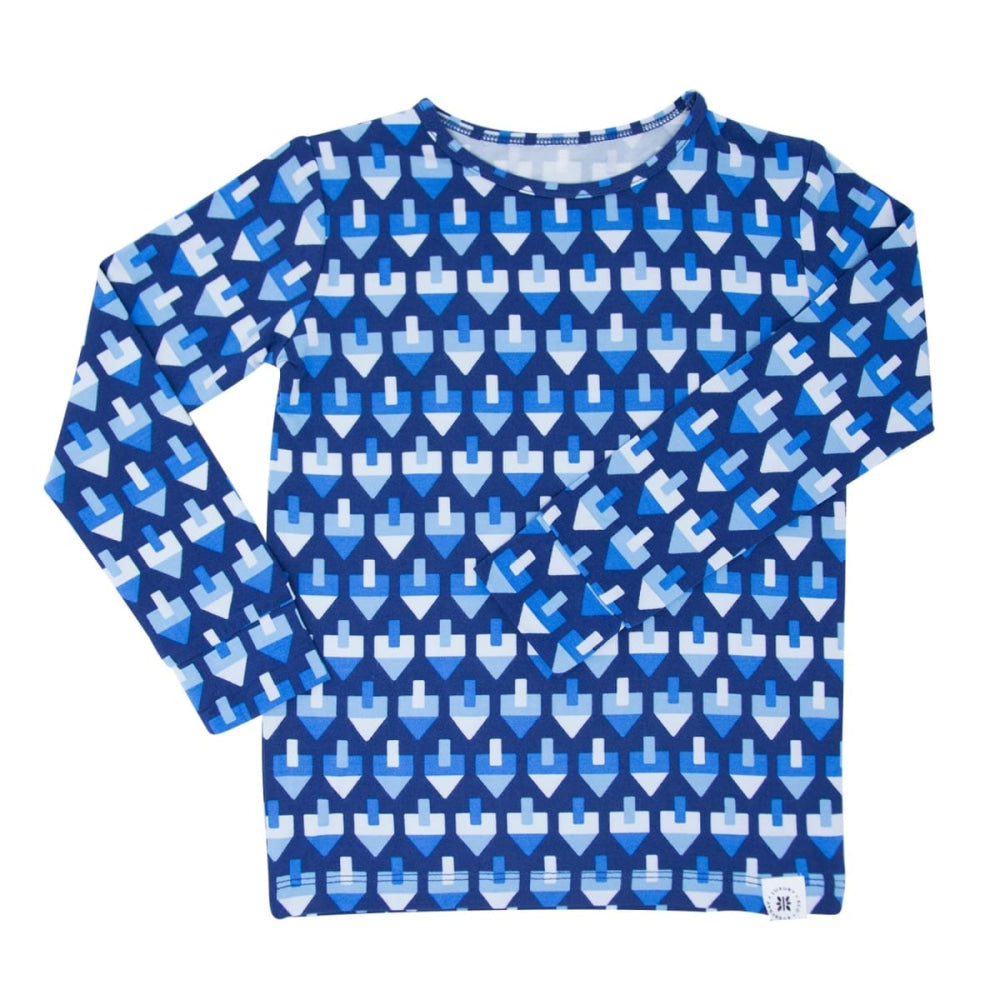 Big Kid Pajama - Dreidel Navy - Pajamas