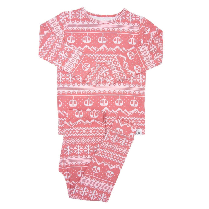 Big Kid Pajama - Fair Isle Ski Pink - Pajamas