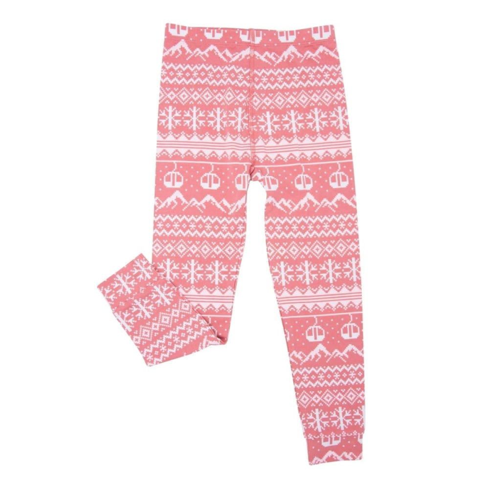 Big Kid Pajama - Fair Isle Ski Pink - Pajamas