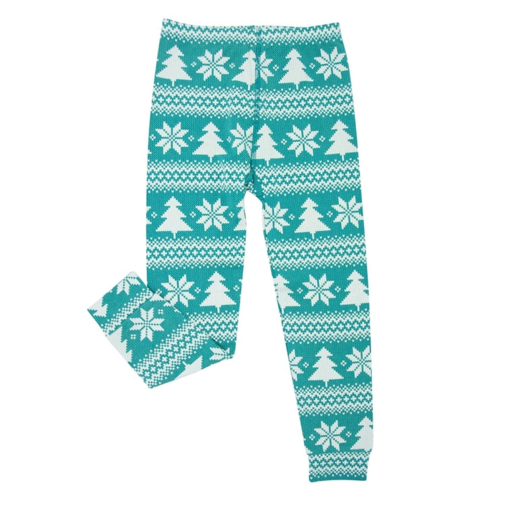 Big Kid Pajama - Fair Isle Trees - Pajamas