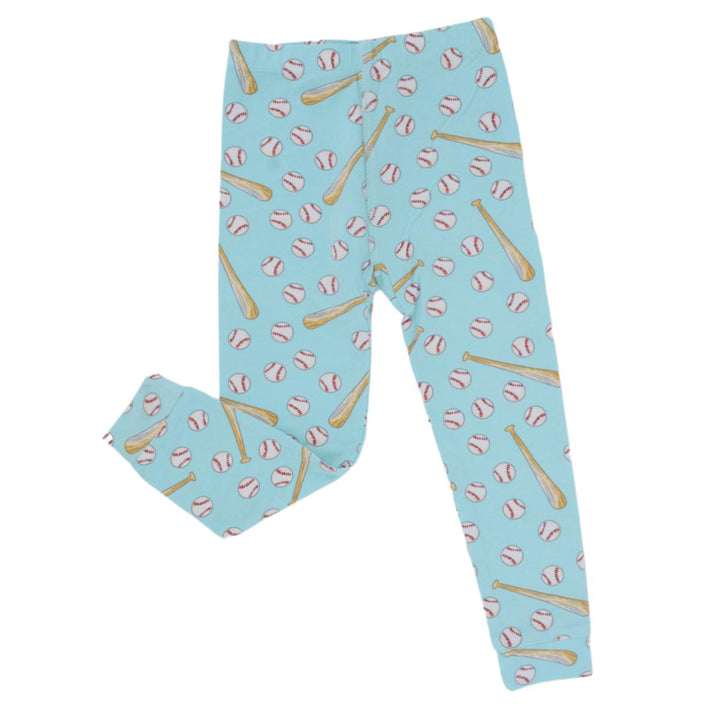 Big Kid Pajama - Little Slugger Aqua - pajamas - baby