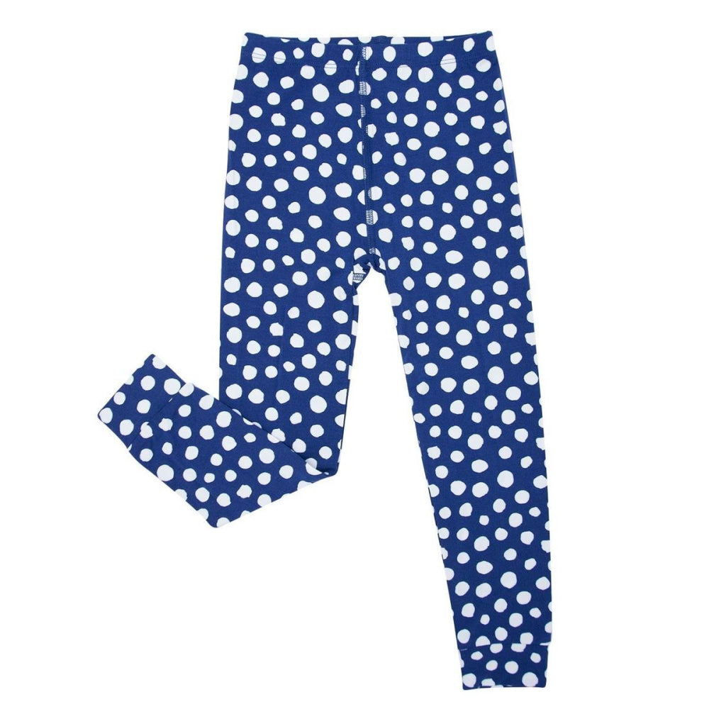 Big Kid Pajama - Navy Dots - Pajamas
