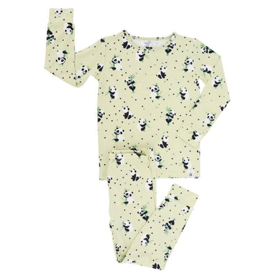 Big Kid Pajama - Panda Mint - Pajamas