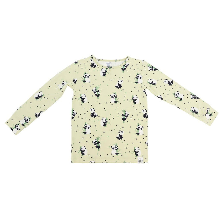 Big Kid Pajama - Panda Mint - Pajamas