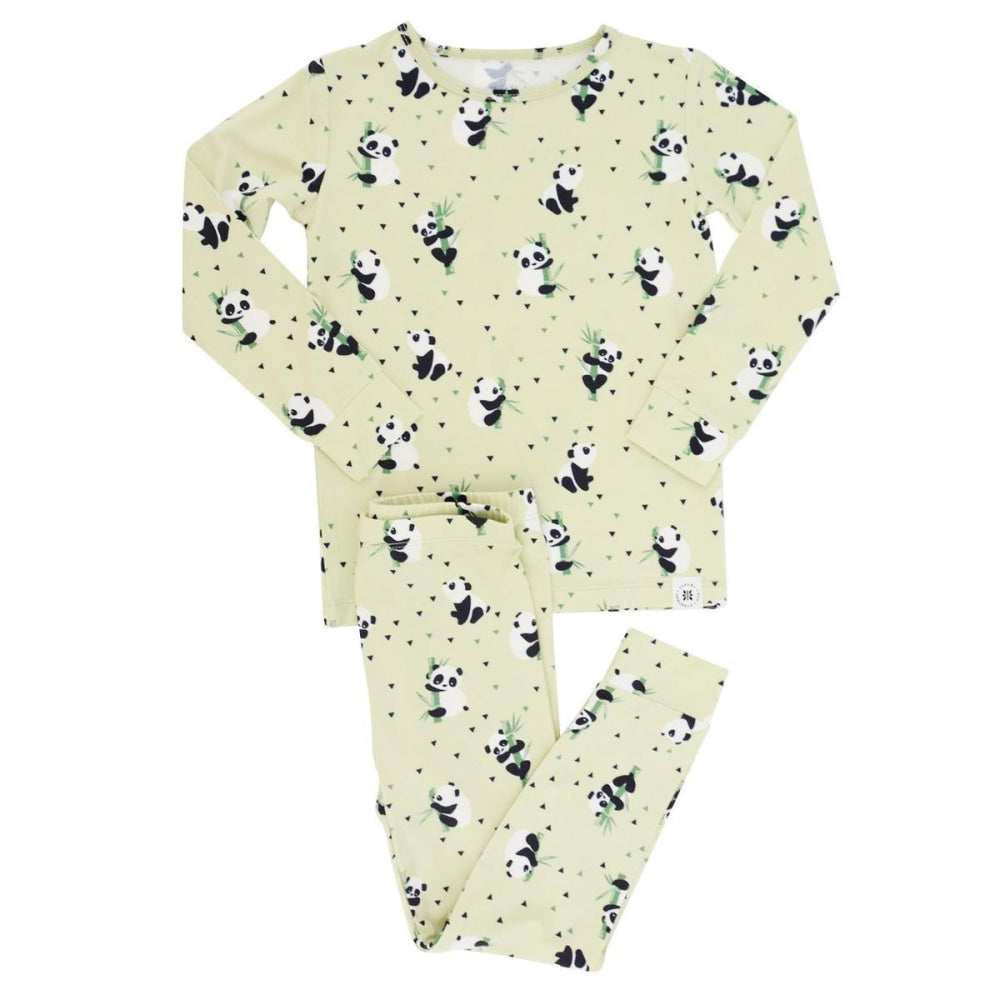 Big Kid Pajama - Panda Mint - Pajamas