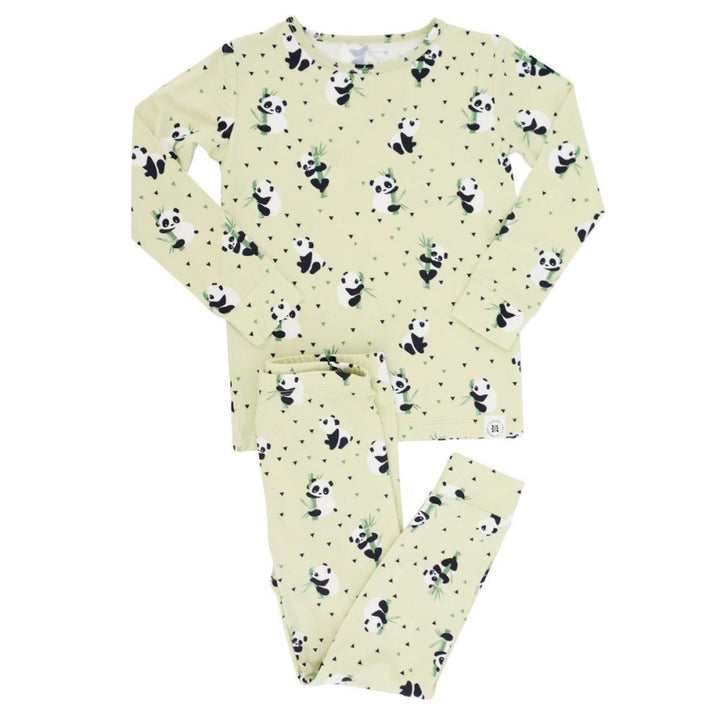 Big Kid Pajama - Panda Mint - Pajamas