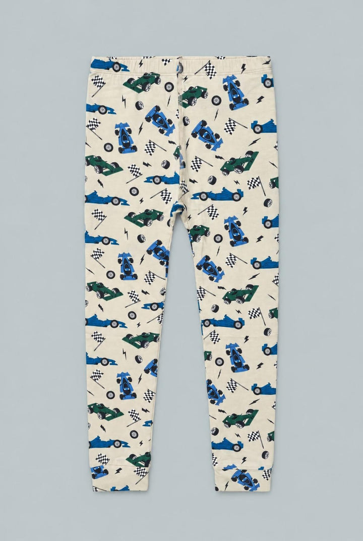 Big Kid Pajama - Race Cars - Pajamas
