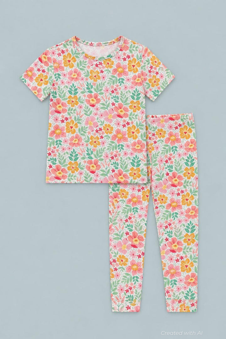 Big Kid Pajama S/S - Fantasy Flower - Pajamas