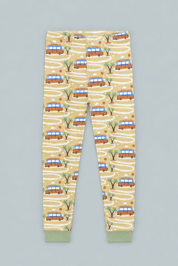 Big Kid Pajama Short Sleeve - Surf Van - Pajamas