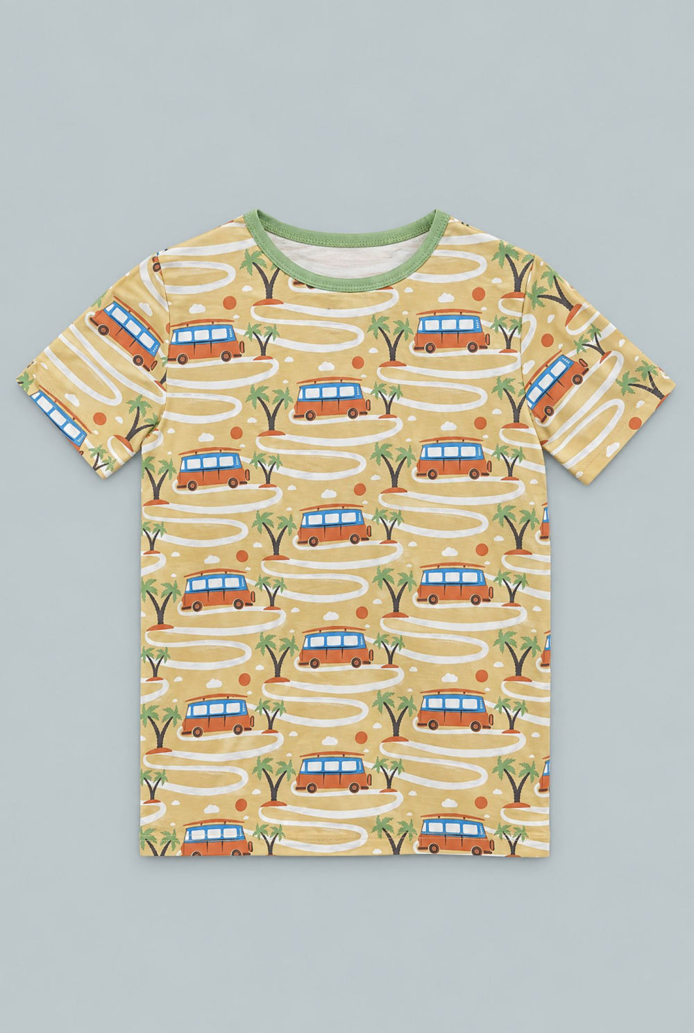 Big Kid Pajama Short Sleeve - Surf Van - Pajamas