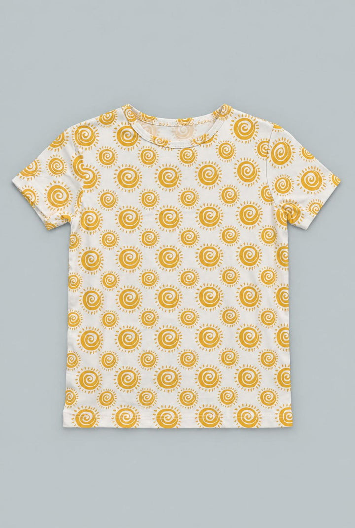 Big Kid Pajama Short Sleeves - Sunshine - Pajamas