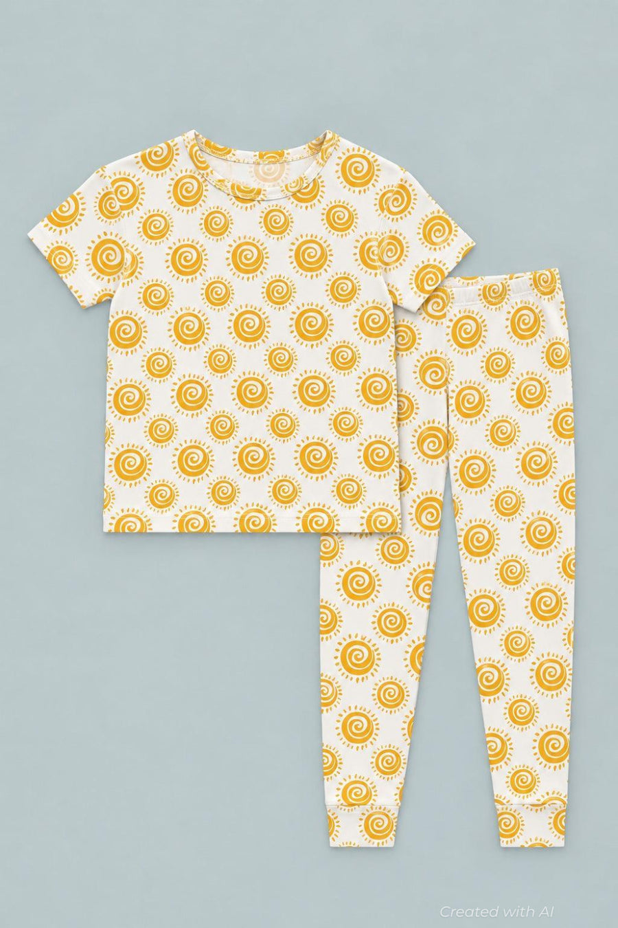 Big Kid Pajama Short Sleeves - Sunshine - Pajamas