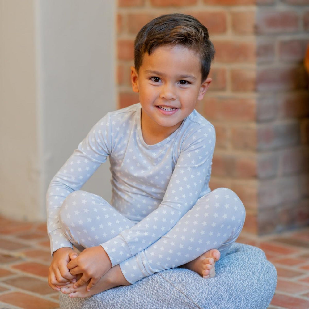 Big Kid Pajama - Stars Grey - Pajamas