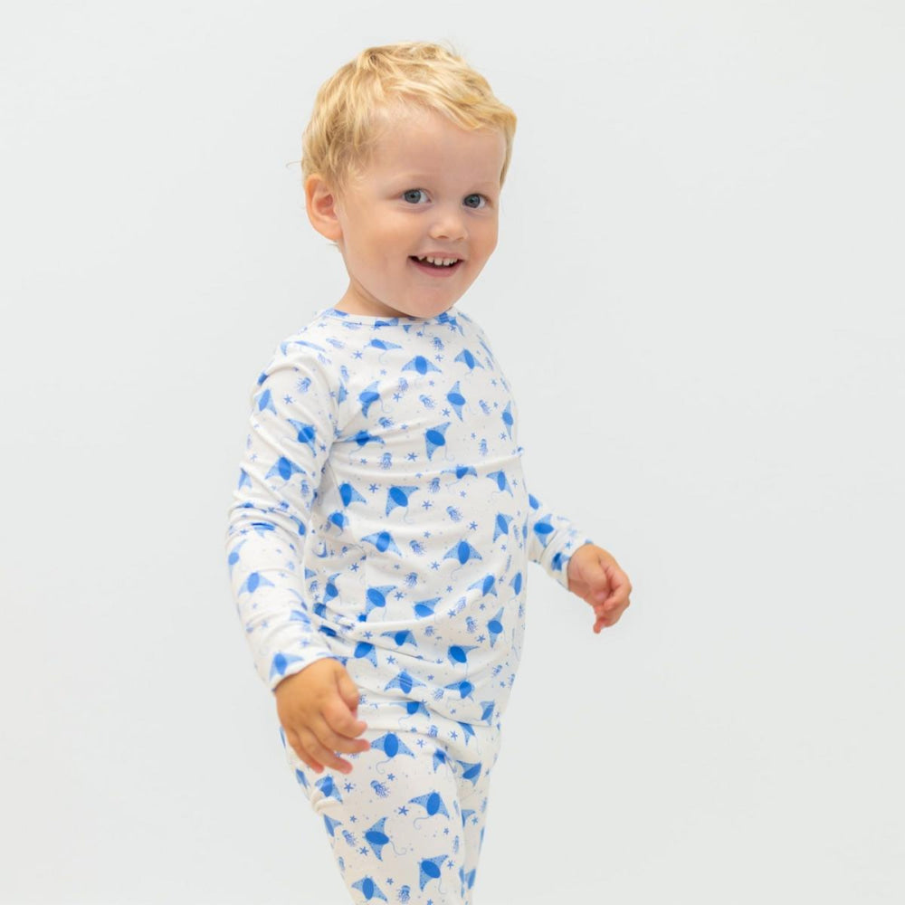 Big Kid Pajama - Stingray Blue - Pajamas