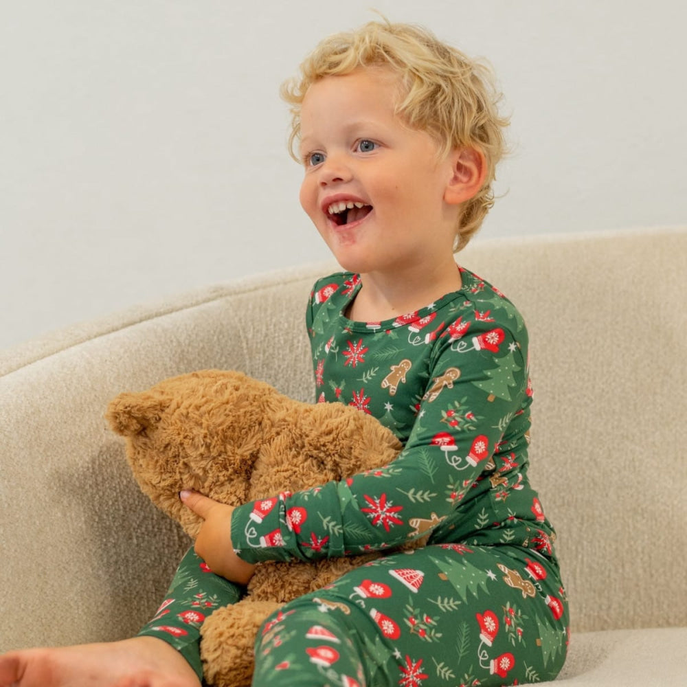Big Kid Pajama - Tis The Season Evergreen - Pajamas