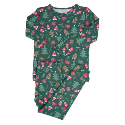 Big Kid Pajama - Tis The Season Evergreen - Pajamas