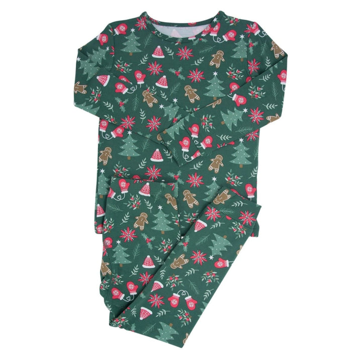 Big Kid Pajama - Tis The Season Evergreen - Pajamas