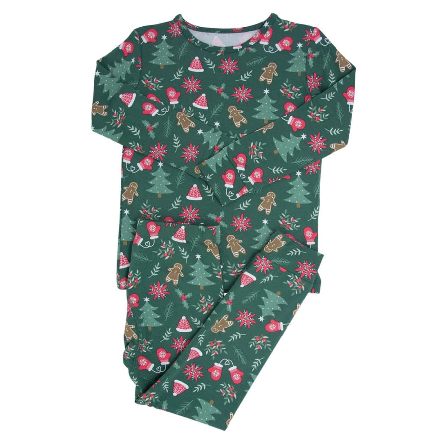 Big Kid Pajama - Tis The Season Evergreen - Pajamas