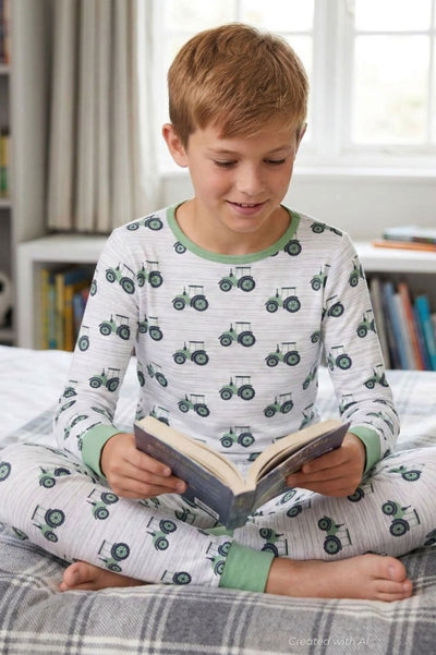 Big Kid Pajama - Tractor - Pajamas