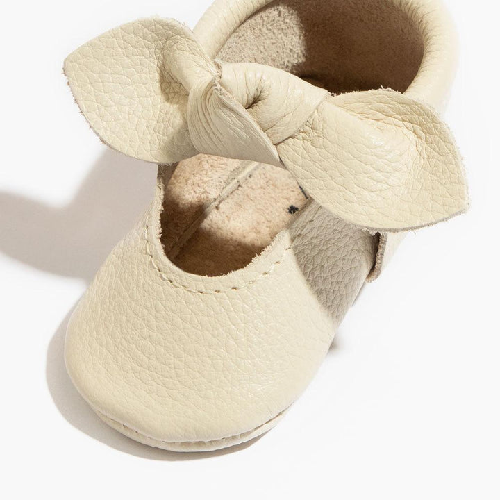 Birch Knotted Bow Baby Shoe - ’Flats - Baby Kids Adult All’