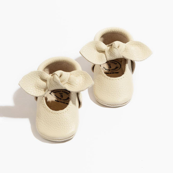 Birch Knotted Bow Baby Shoe - ’Flats - Baby Kids Adult All’