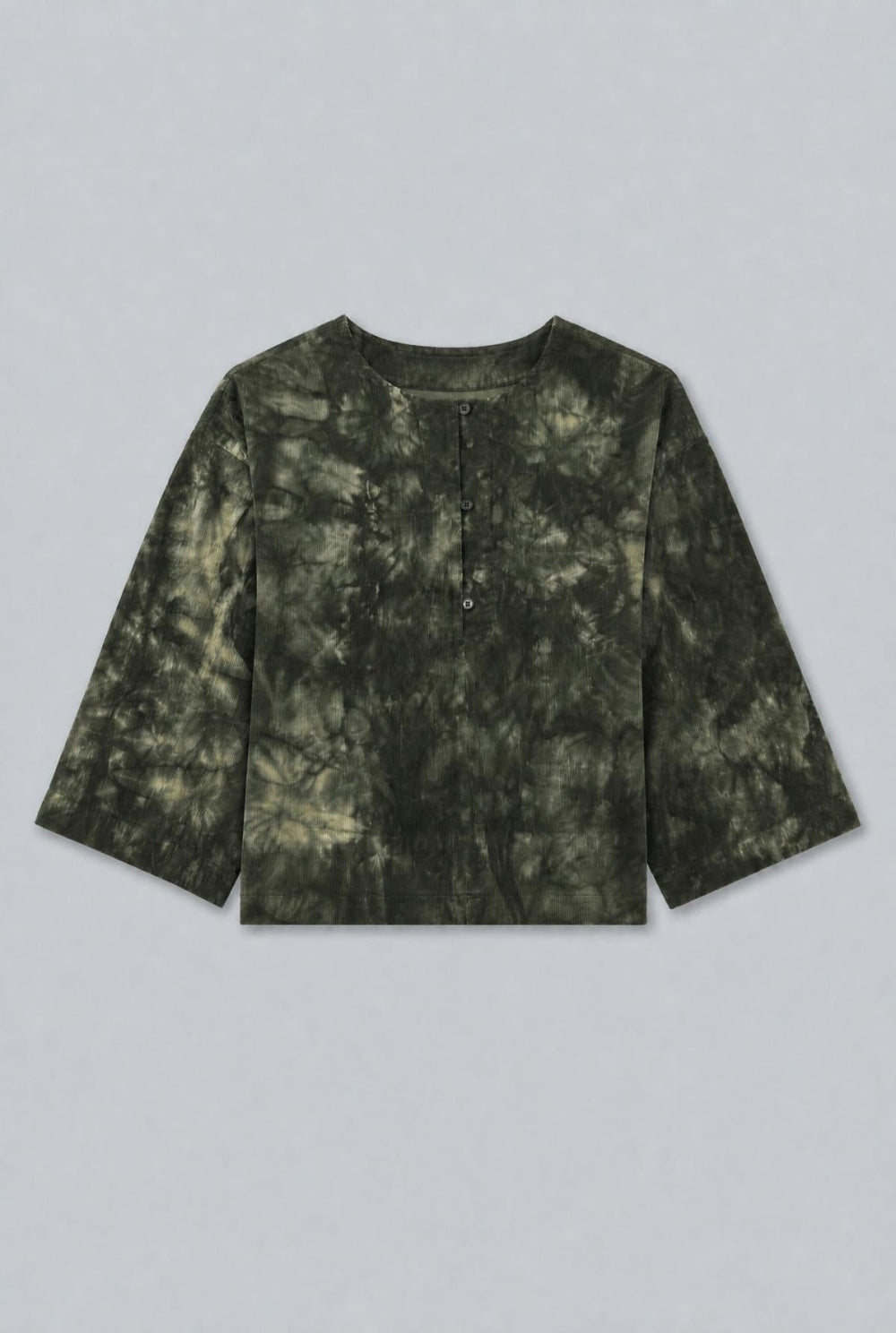 Birdie Corduroy Top - Army Tie Dye - Shirt