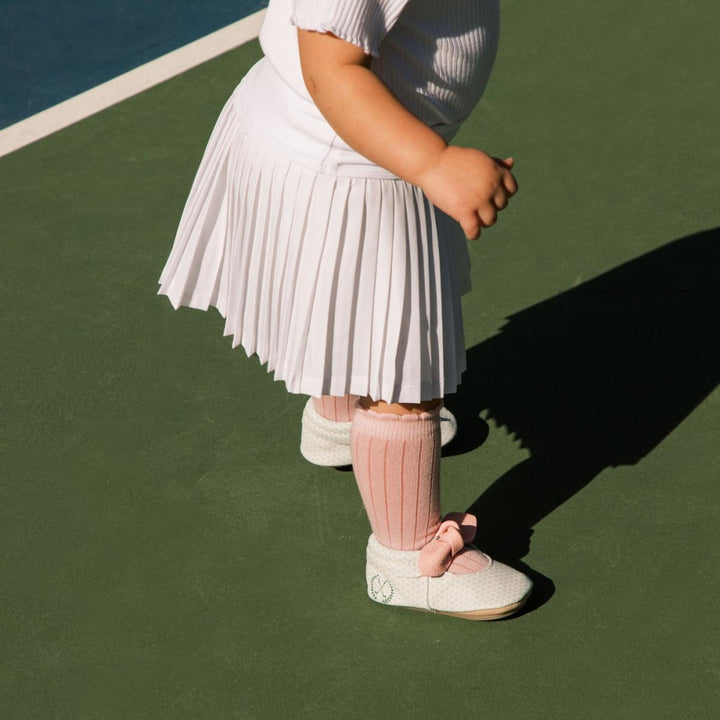 Birdie Knotted Bow Baby Shoe - ’Flats - Baby Kids Adult All’