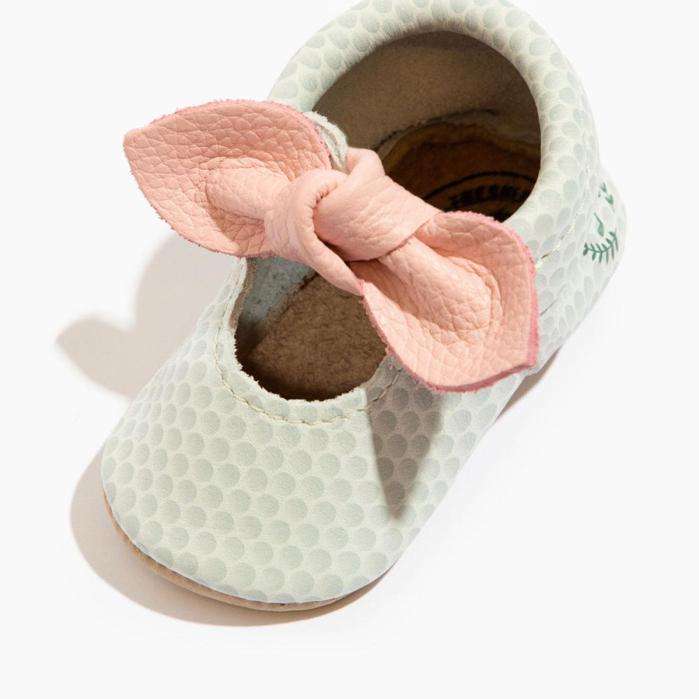 Birdie Knotted Bow Baby Shoe - ’Flats - Baby Kids Adult All’