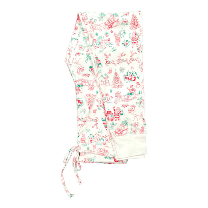 Women's Jogger & Henley Pajama Set - Santa