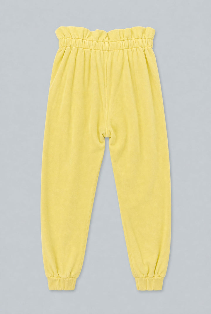 Meghan Paperbag Sweatpants - Yellow