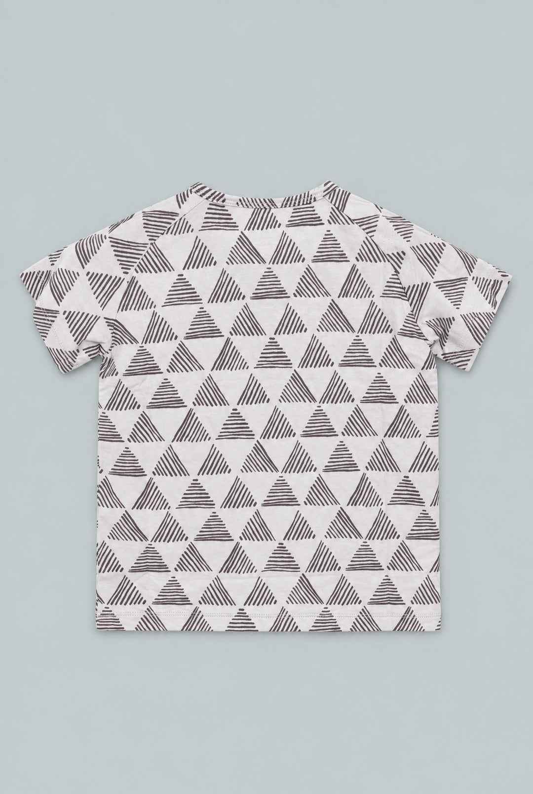 Raglan Henley Short Sleeve - Geo Triangle