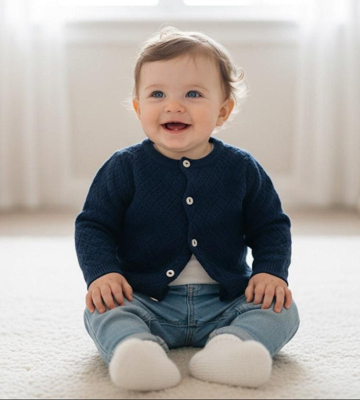 Blette Cardigan - Dark Blue - Cardigan