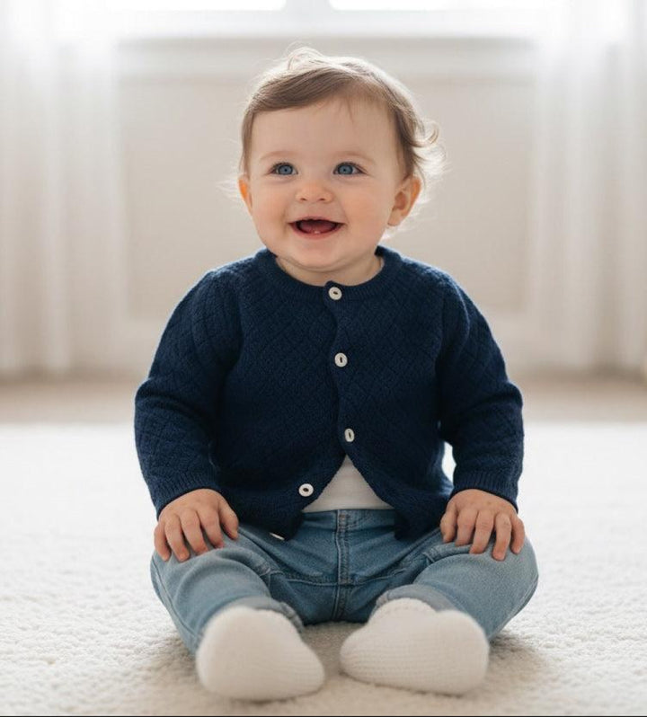 Blette Cardigan - Dark Blue - Cardigan