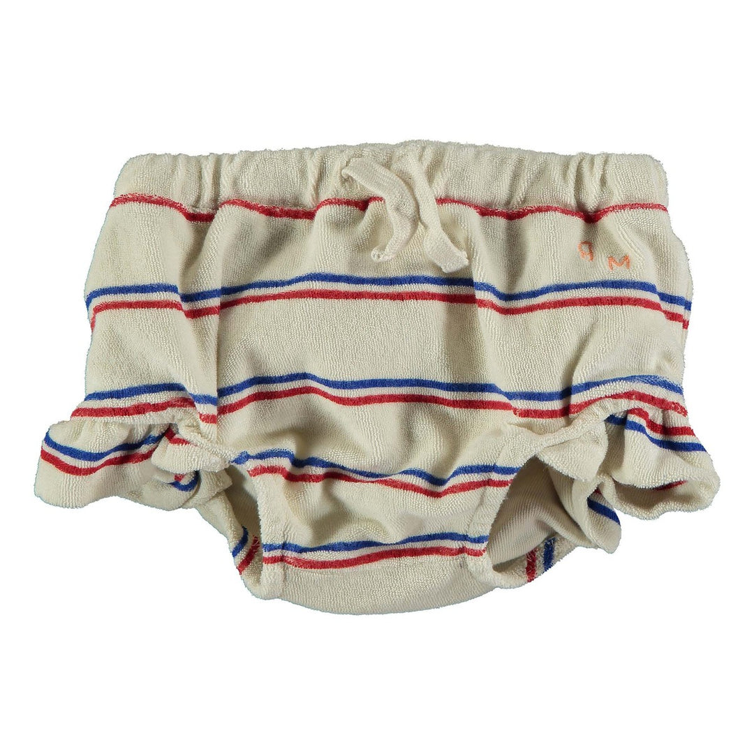 Bloomer Terry Frill Bistripe - Ivory Bloomers BonMot 