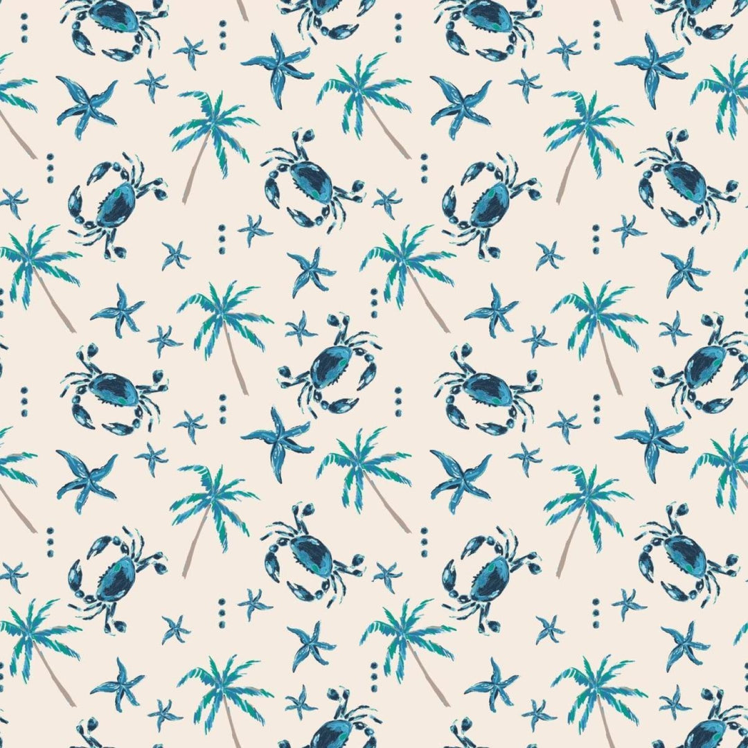 Blue Crabs Summer Pajama Set - Beach Days - Pajamas