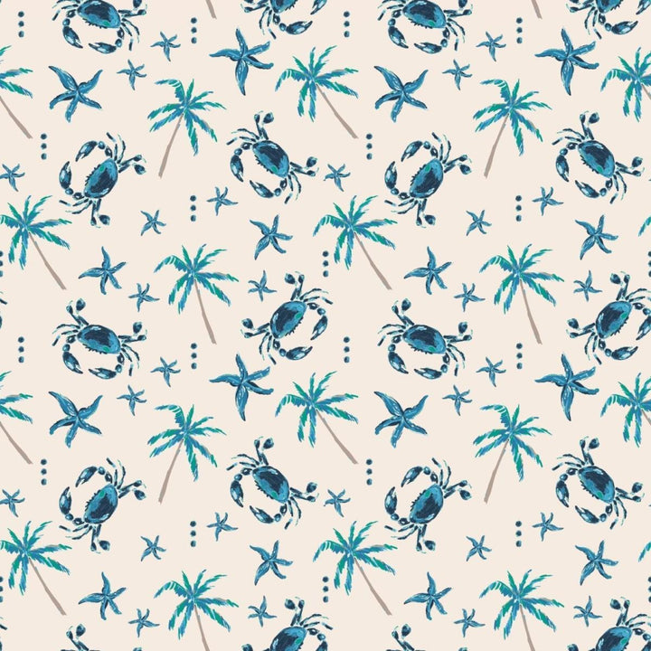 Blue Crabs Summer Pajama Set - Beach Days - Pajamas