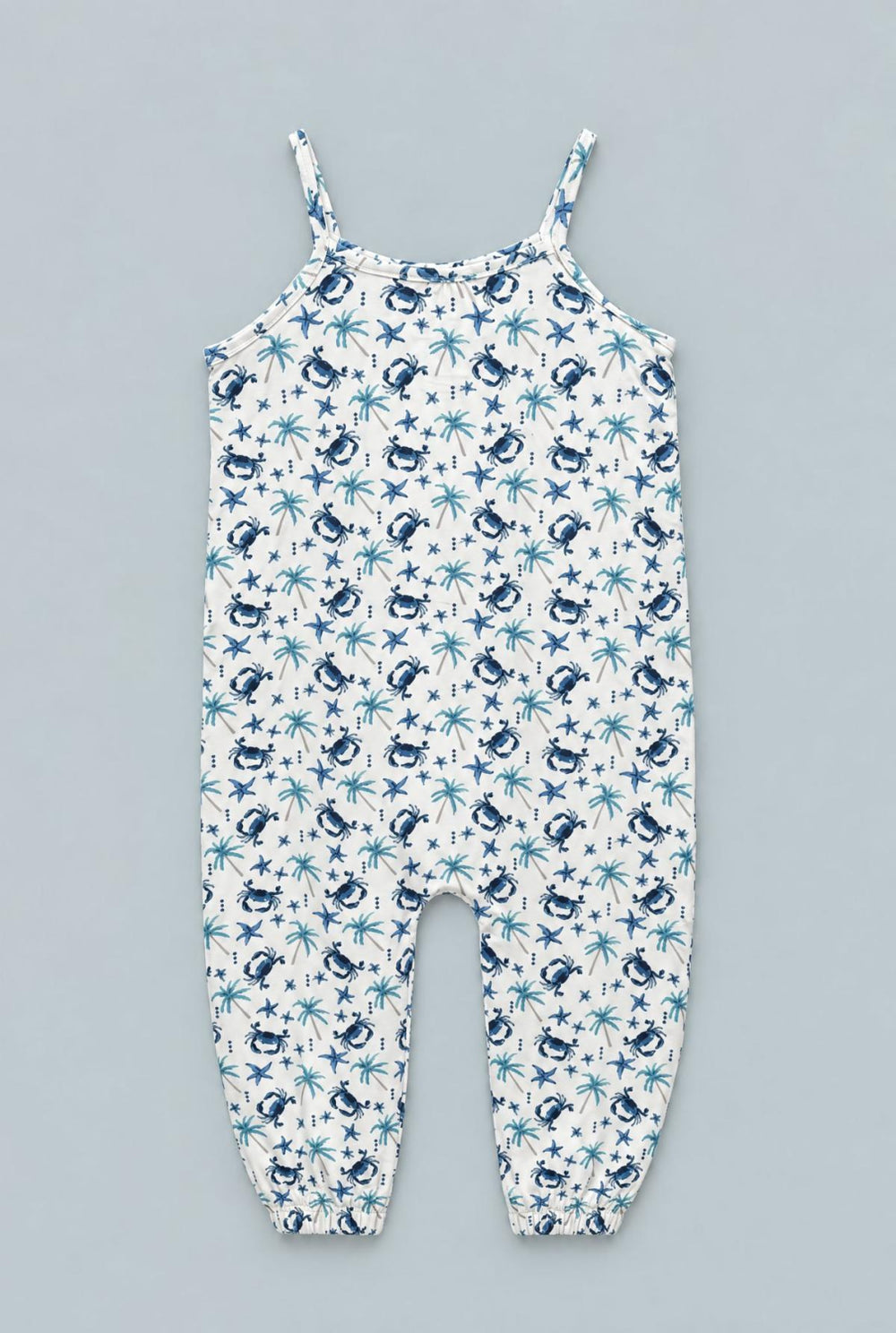 Blue Crabs Tank Pant Romper - Beach Days - Romper