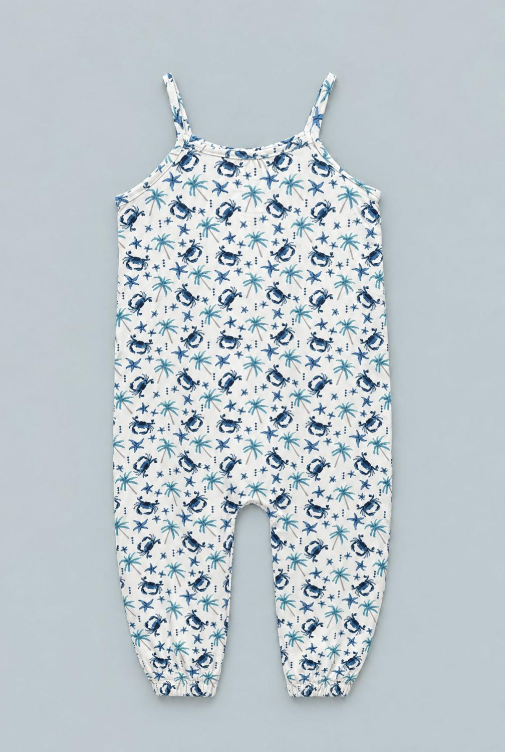 Blue Crabs Tank Pant Romper - Beach Days - Romper