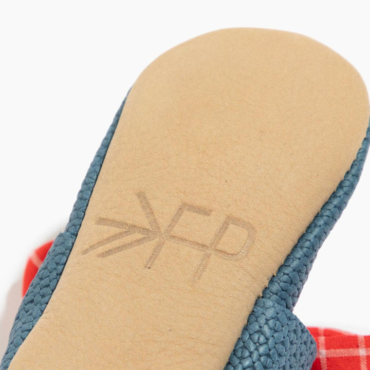 Blue Jean Knotted Bow Baby Shoe - ’Flats - Baby Kids Adult All’
