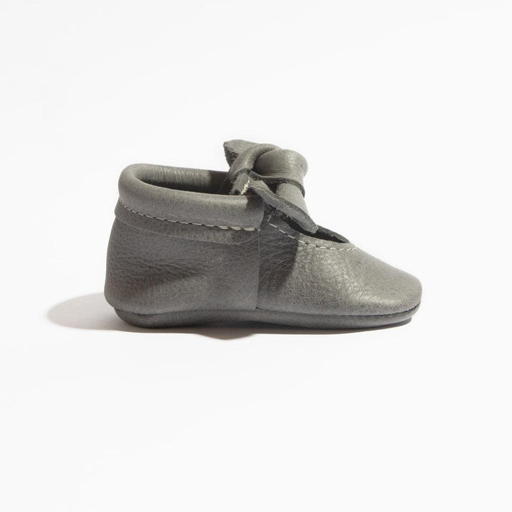 Blue Spruce Knotted Bow Baby Shoe - ’Flats - Baby Kids Adult All’