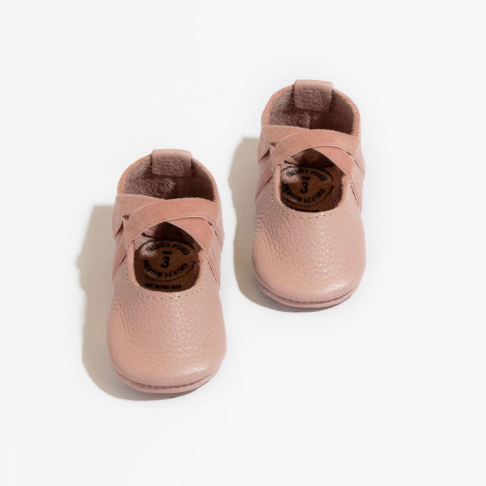 Blush Ballet Slipper Baby Shoe - ’Flats - Baby Kids Adult All’