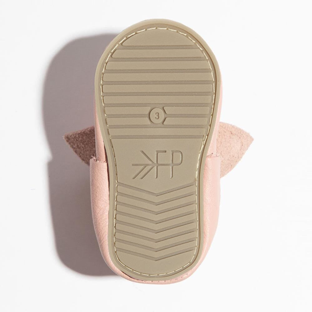 Blush Knotted Bow Baby Shoe - ’Flats - Baby Kids Adult All’