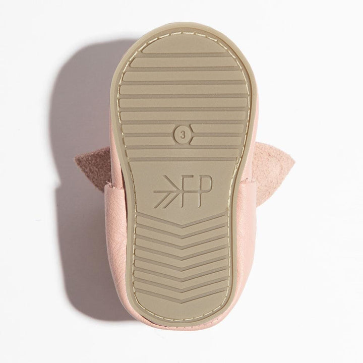 Blush Knotted Bow Baby Shoe - ’Flats - Baby Kids Adult All’