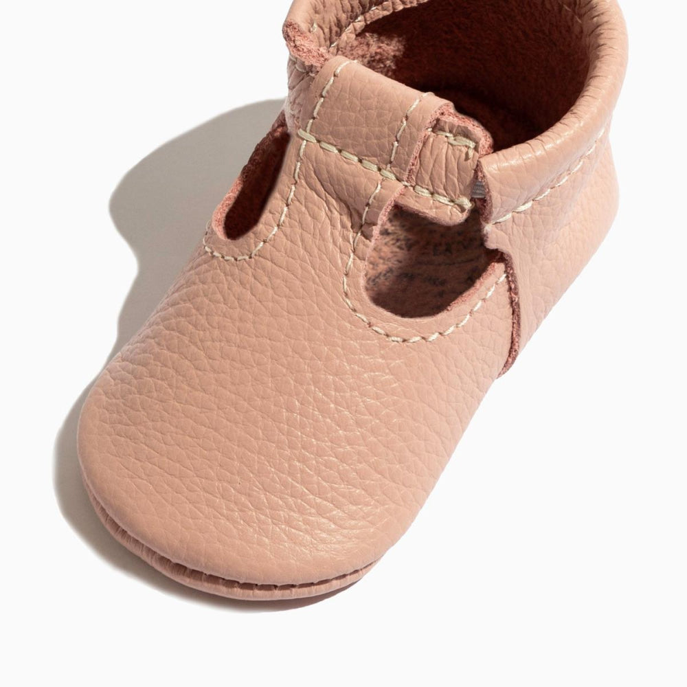 Blush T-Bar Baby Shoe - ’Flats - Baby Kids Adult All’