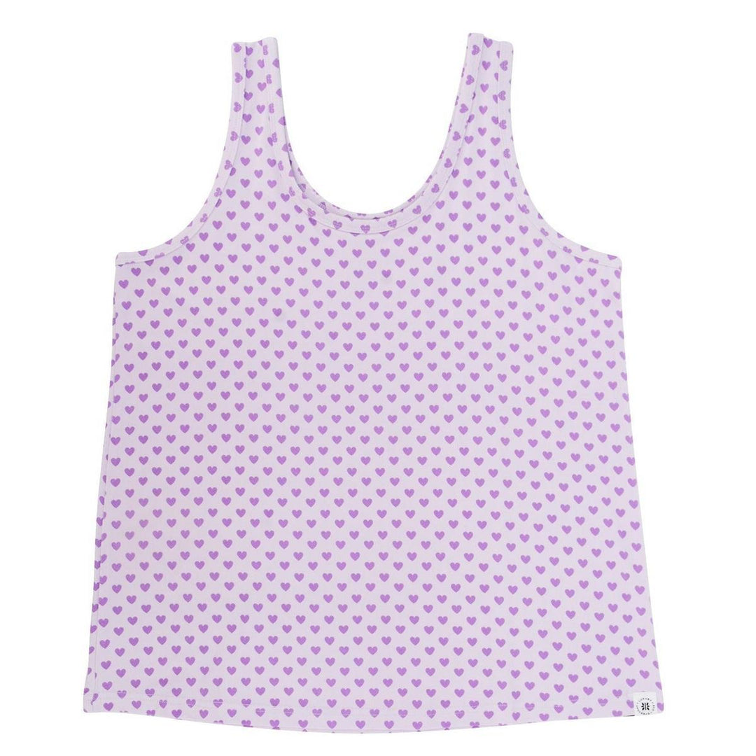 Ladies' Tank Top - Purple Hearts
